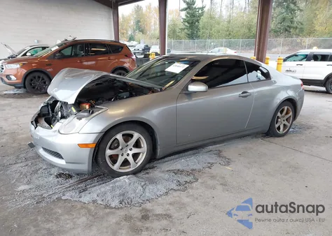 2003 Infiniti G35 Base W/Leather from USA, damaged, VIN JNKCV54E93M216233